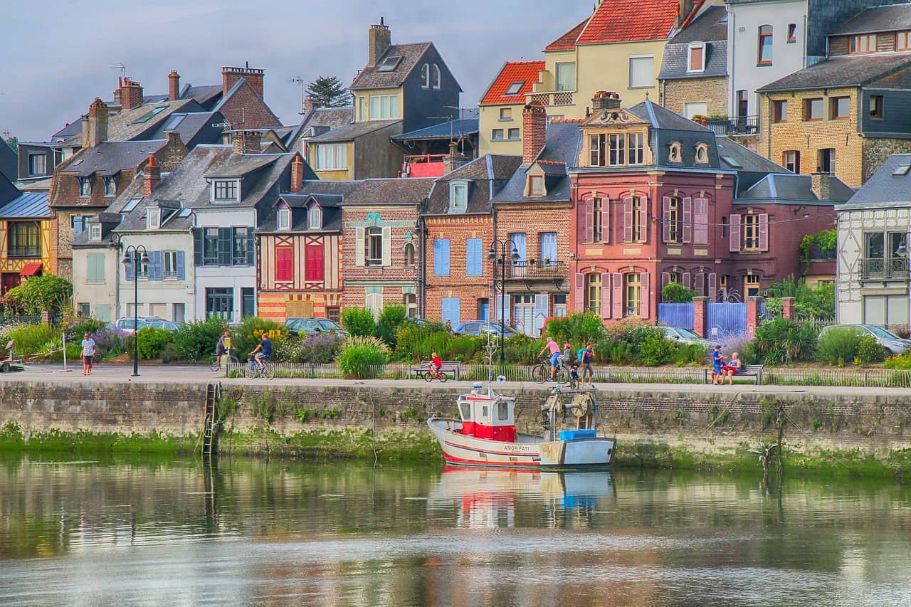 Baie de somme, Saint valéry - route moto bmw